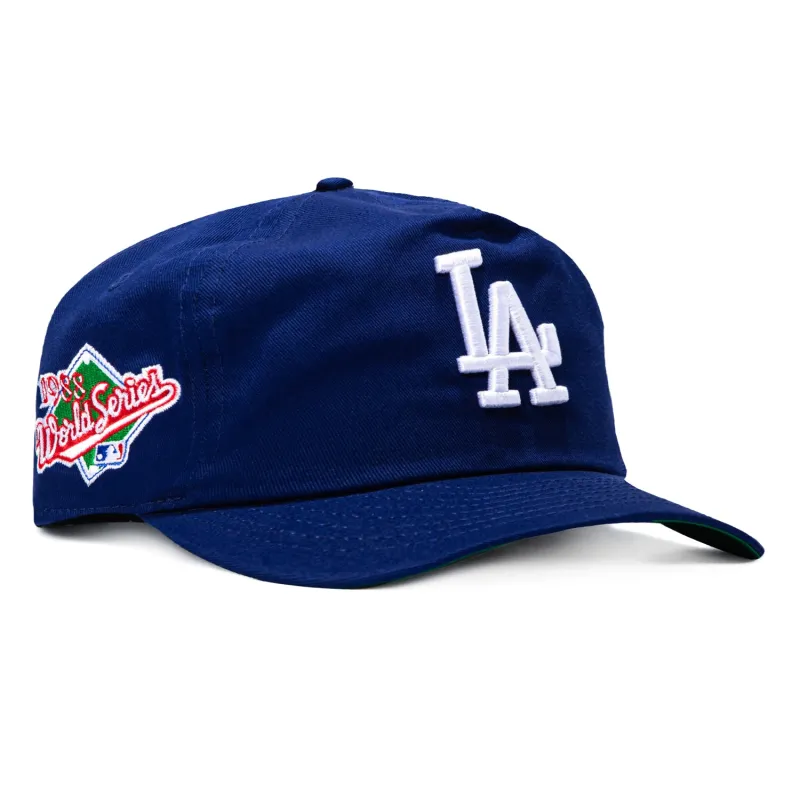 New Era 19Twenty Los Angeles Dodgers 1988 World Series Patch Snapback Pre-Curved Hat - Royal made by New Era