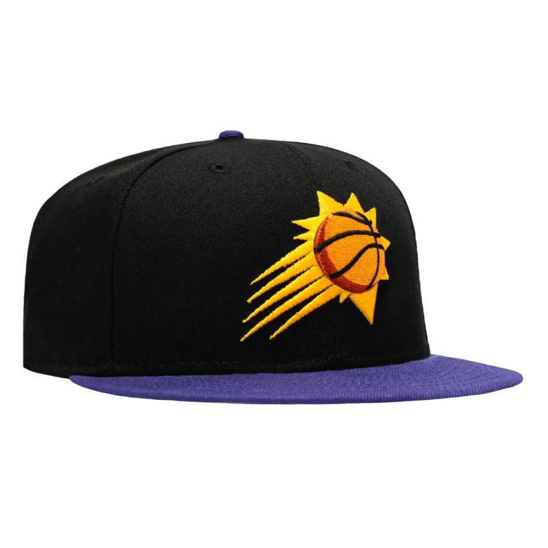 New Era 9Fifty Basic Phoenix Suns Snapback Hat - Black, Purple made by New Era