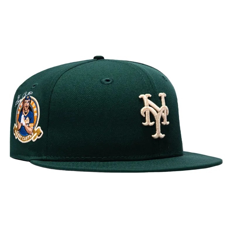 New Era 59Fifty New York Mets Gray Carter Patch Hat - Green made by New Era