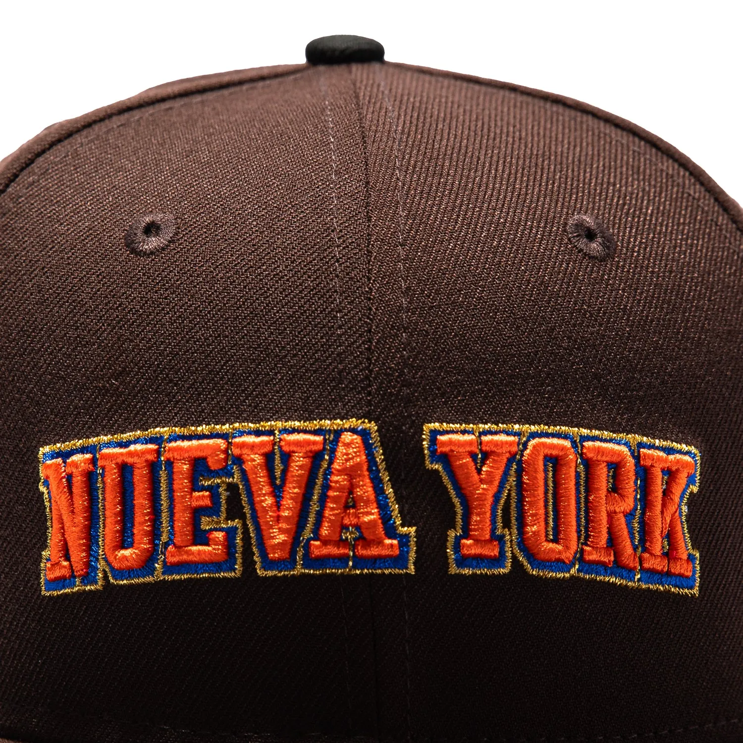 New Era 59Fifty New York Knicks Logo Patch Nueva York Hat - Brown sold by Hat Club product image thumbnail 5