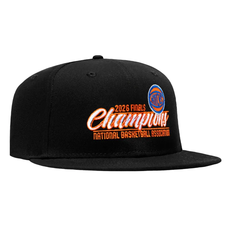 New Era 9Fifty New York Knicks 2026 NBA Champions Banner Snapback Hat - Black made by New Era