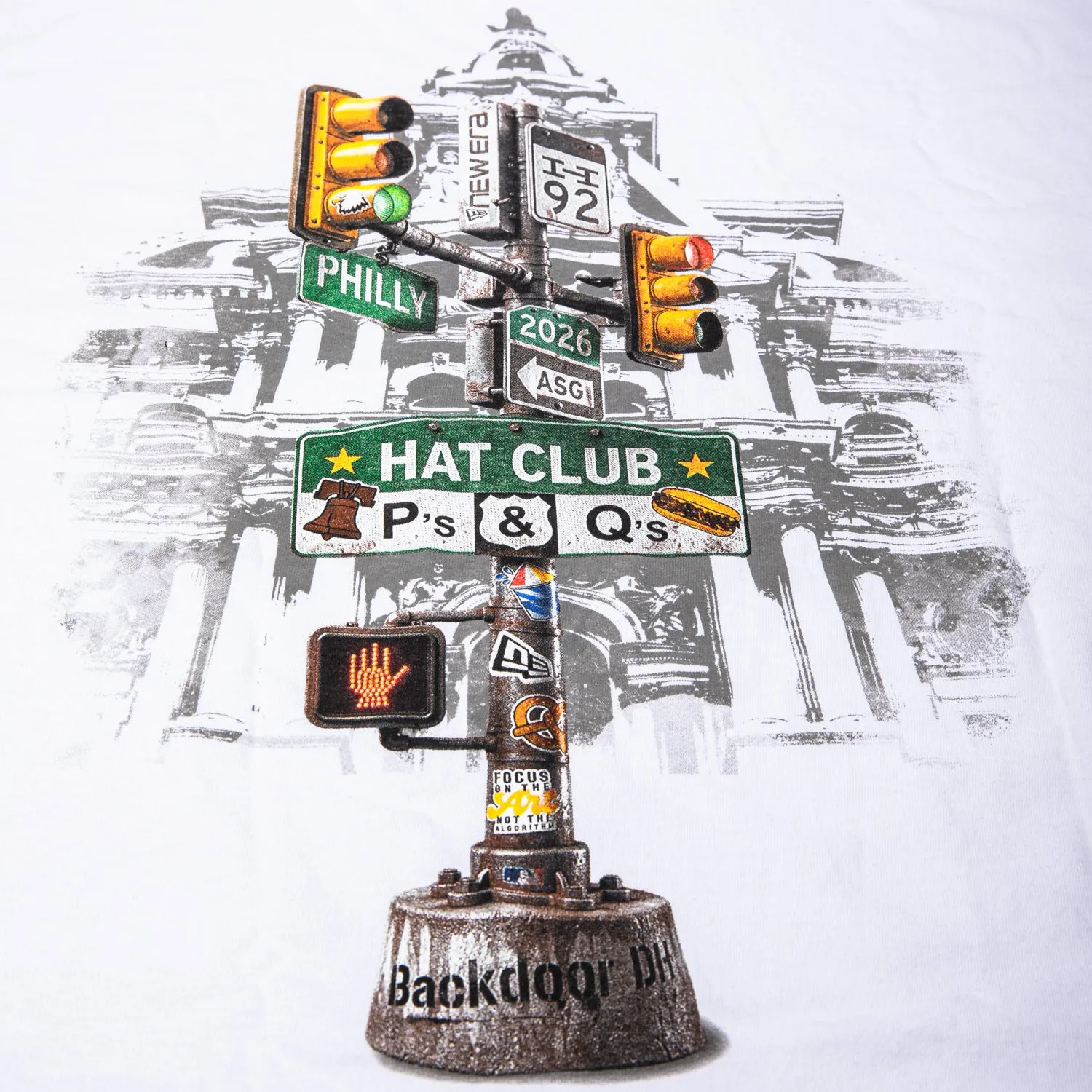 Hat Club Philly 2026 All Star Game Tee - White sold by Hat Club product image thumbnail 4