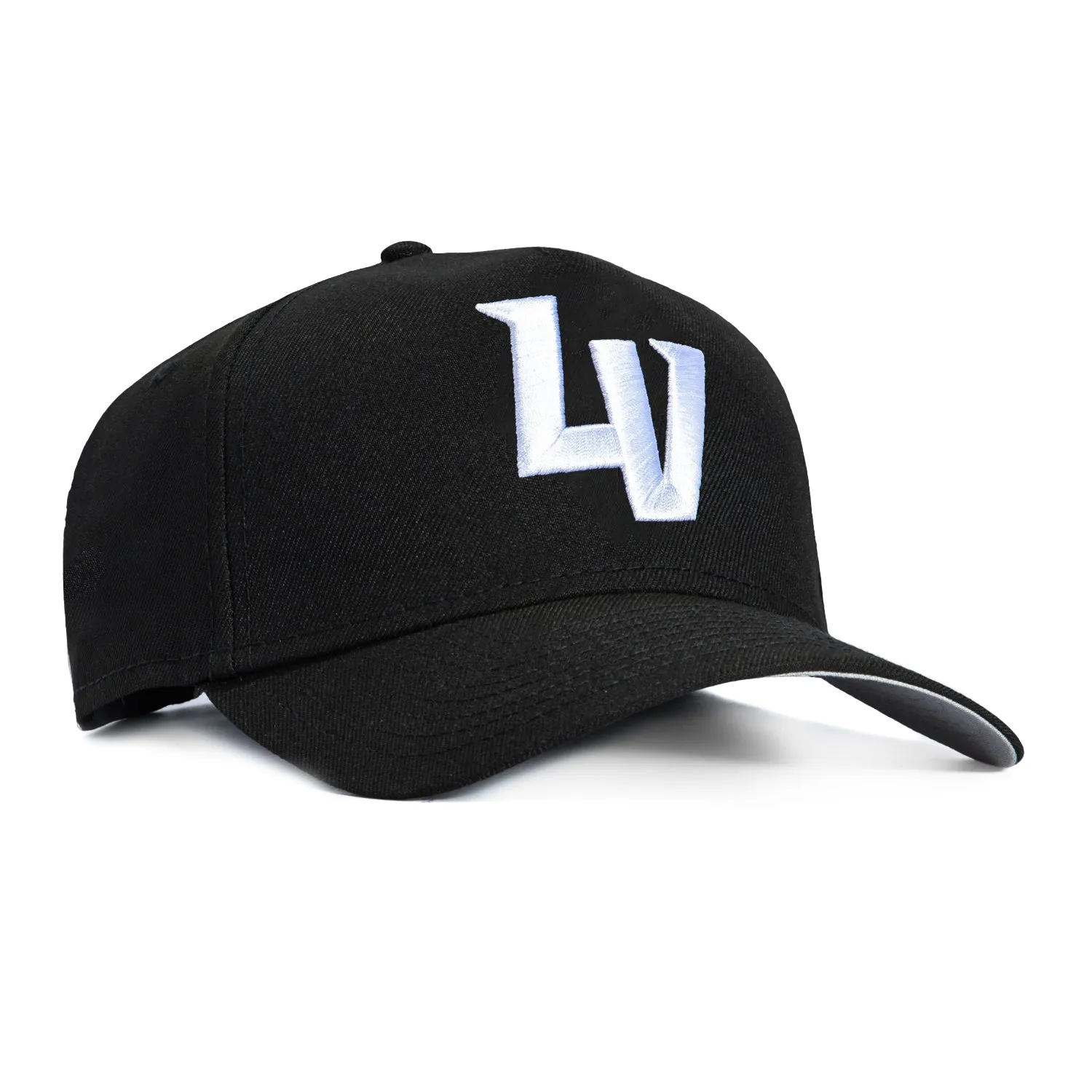 New Era 9Forty A-Frame Las Vegas Aviators LV Snapback Hat - Black, White sold by Hat Club
