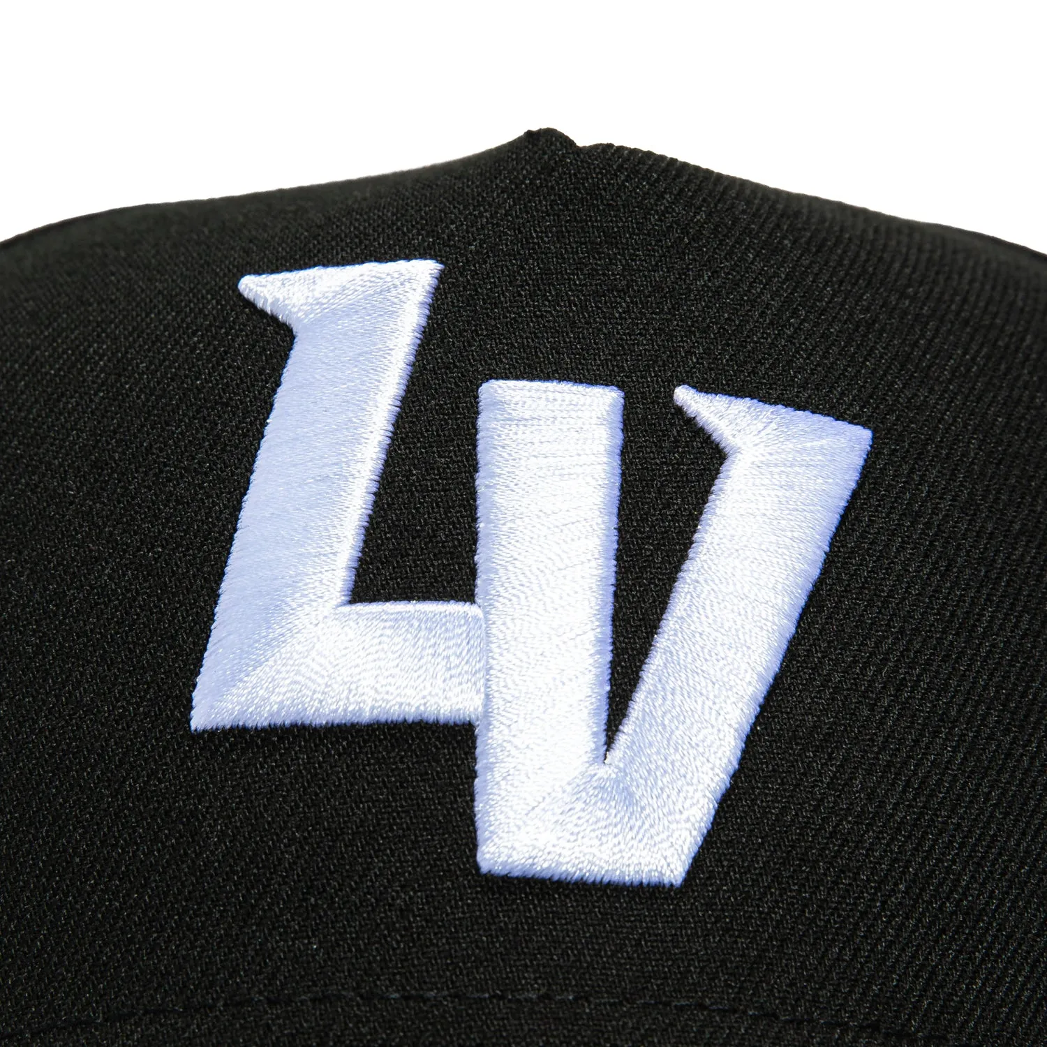 New Era 9Forty A-Frame Las Vegas Aviators LV Snapback Hat - Black, White sold by Hat Club product image thumbnail 3