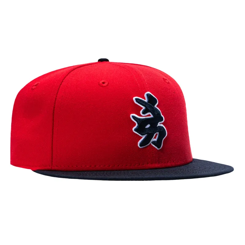 New Era 59Fifty New York Yankees Kanji Hat - Red, Navy made by New Era