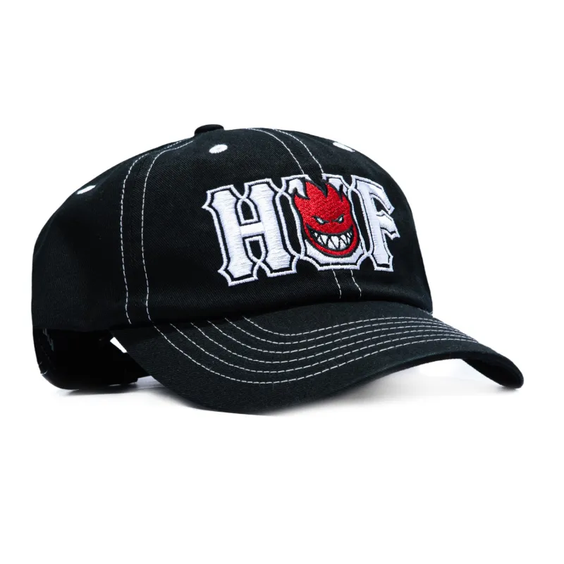 HUF Spitfire Union Snapback Hat - Black made by HUF