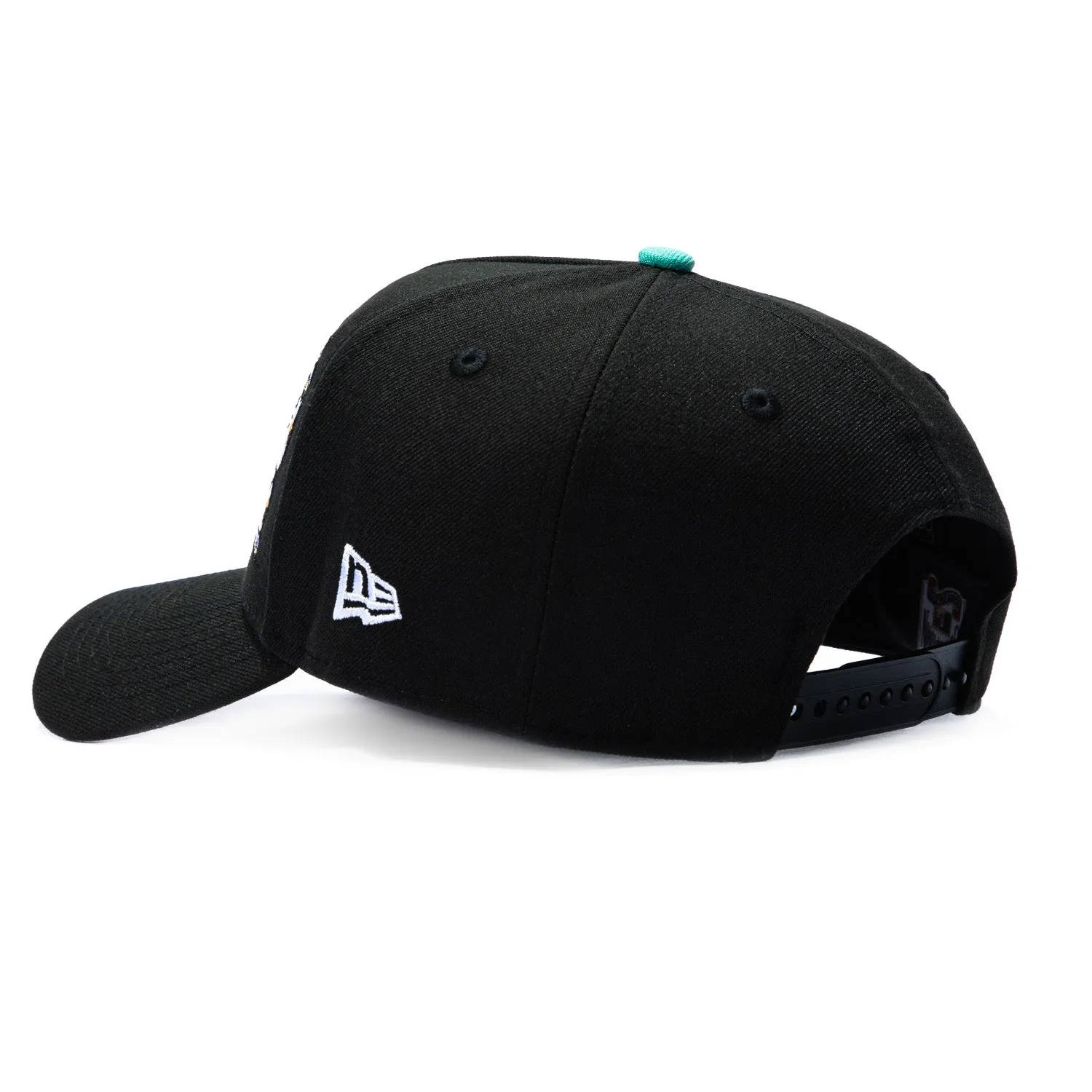 New Era 9Forty A-Frame Los Angeles Dodgers 1988 World Series Patch Lucky Cat Pink UV Snapback Hat - Black sold by Hat Club product image thumbnail 2