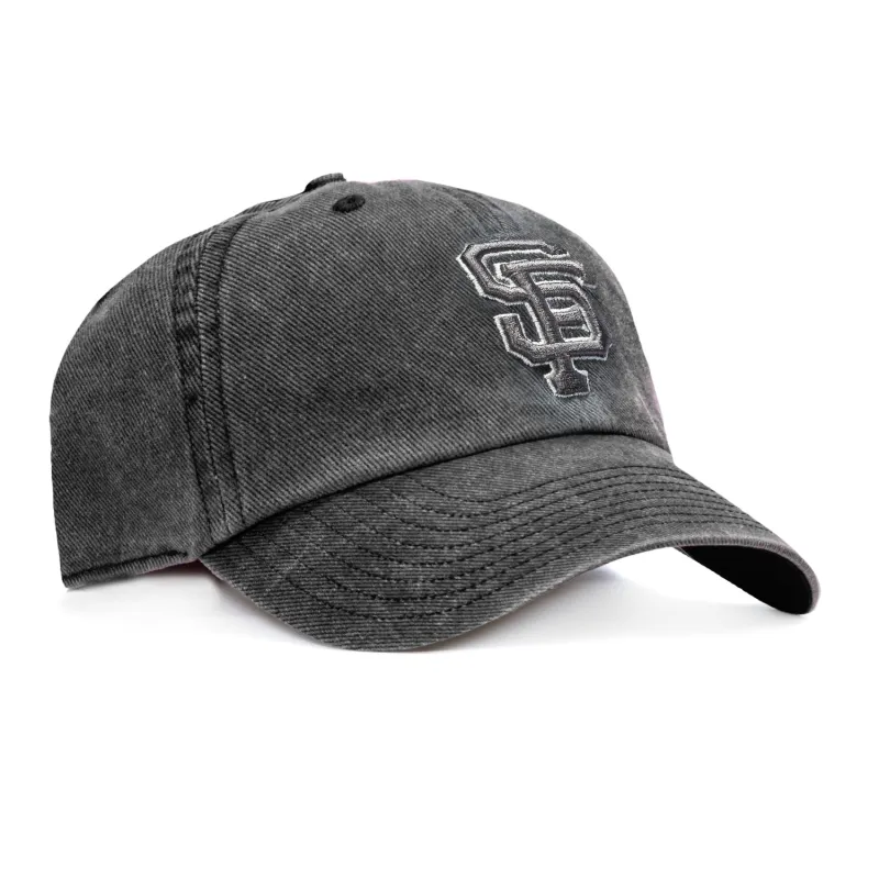47 Brand Back to School San Francisco Giants Cleanup Strapback Adjustable Hat - Charcoal made by 47