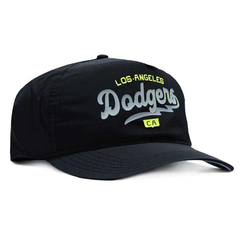47 Brand Hitch Hi-Vis Los Angeles Dodgers Snapback Hat - Black made by 47