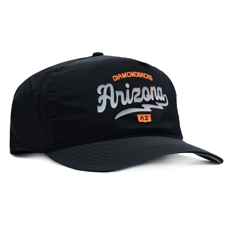 47 Brand Hitch Hi-Vis Arizona Diamondbacks Snapback Hat - Black made by 47
