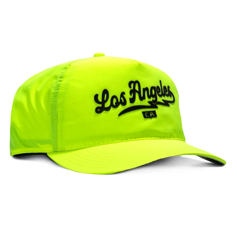 47 Brand Hitch Hi-Vis Hat Club Los Angeles Snapback Hat - Neon Yellow made by 47