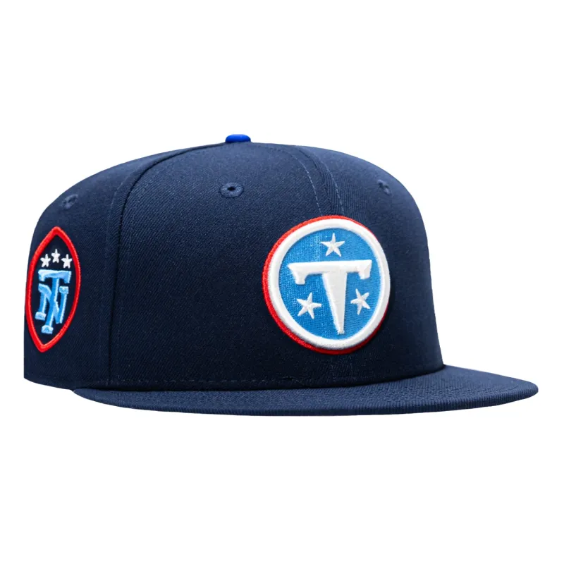 New Era 9Fifty Tennessee Titans Logo Patch 2026 Snapback Hat - Navy made by New Era