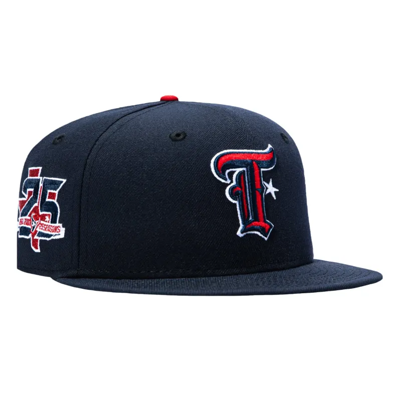 New Era 59Fifty Houston Texans 25th Anniversary Patch T Hat - Navy made by New Era