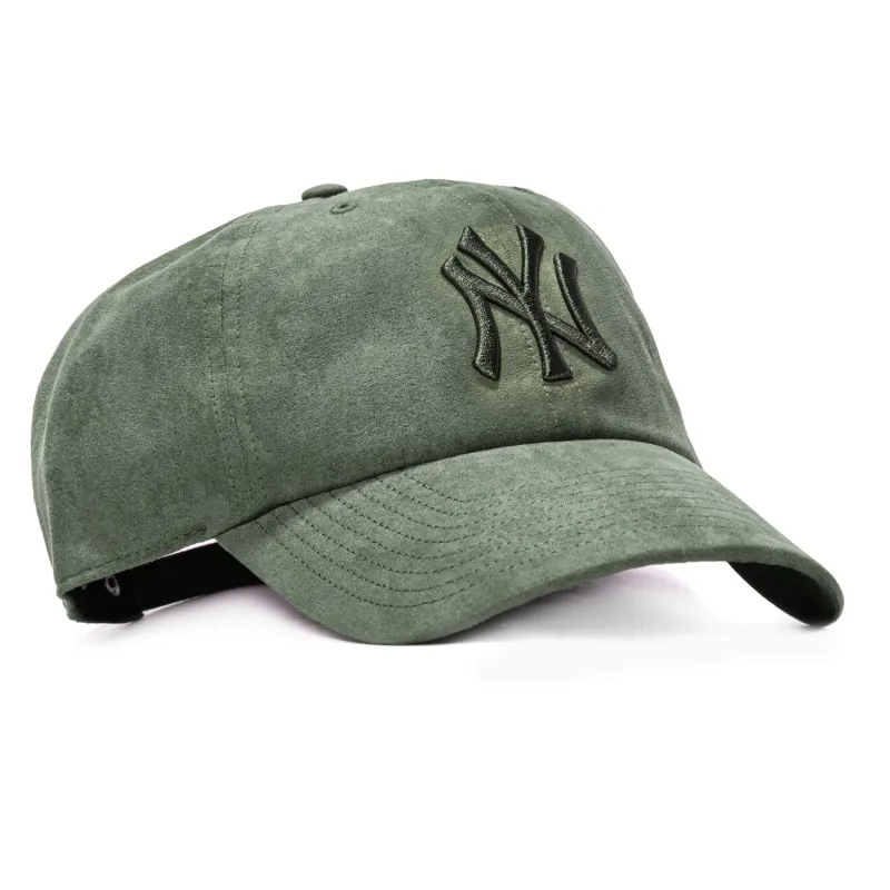 47 Brand Ballpark Suede New York Yankees Cleanup Adjustable Hat - Suede Olive made by 47