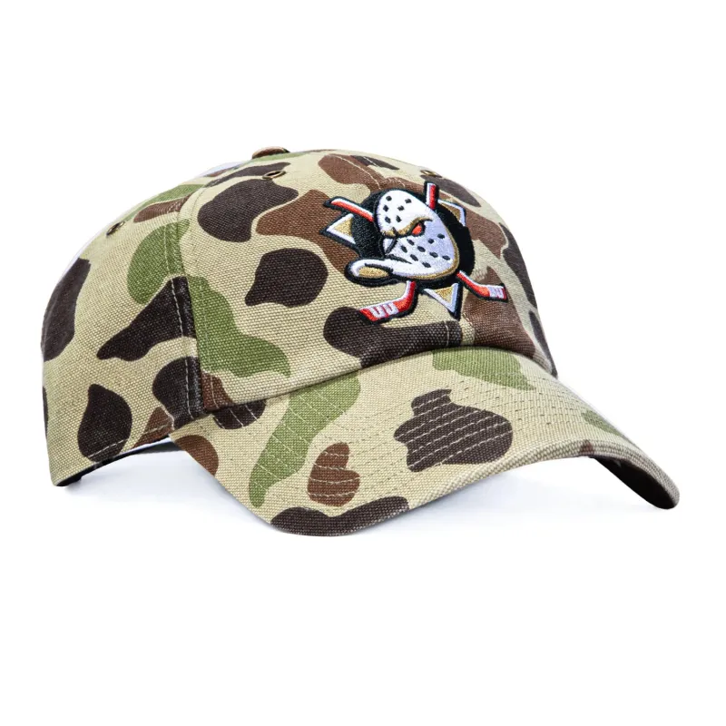 47 Brand x Carhartt Anaheim Ducks Cleanup Adjustable Strapback Hat - Camo made by 47