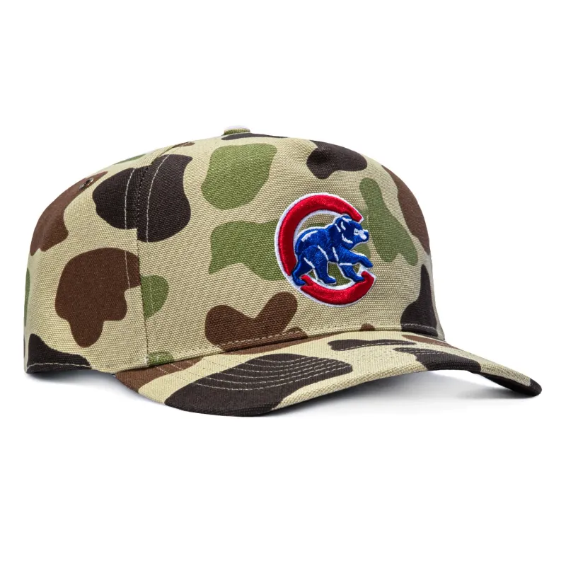 47 Brand x Carhartt Chicago Cubs Hitch Adjustable Snapback Hat - Camo made by 47