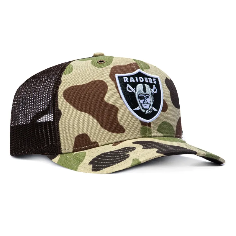 47 Brand x Carhartt Trucker Las Vegas Raiders Adjustable Snapback Hat - Camo made by 47