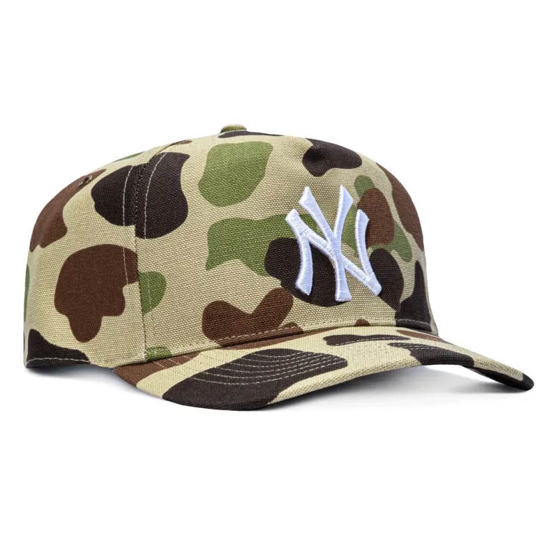 47 Brand x Carhartt New York Yankees Hitch Adjustable Snapback Hat - Camo made by 47