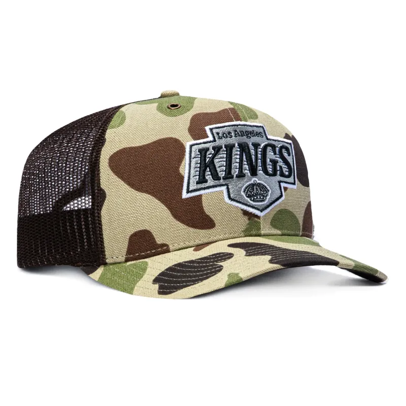 47 Brand x Carhartt Trucker Los Angeles Kings Adjustable Snapback Hat - Camo made by 47