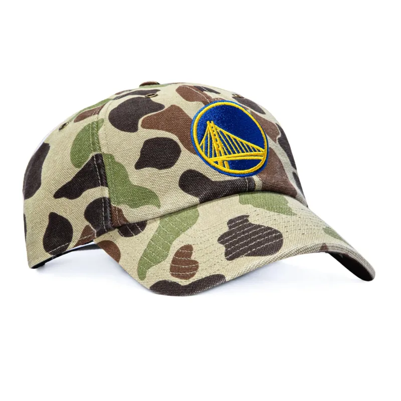 47 Brand x Carhartt Golden State Warriors Cleanup Adjustable Strapback Hat - Camo made by 47