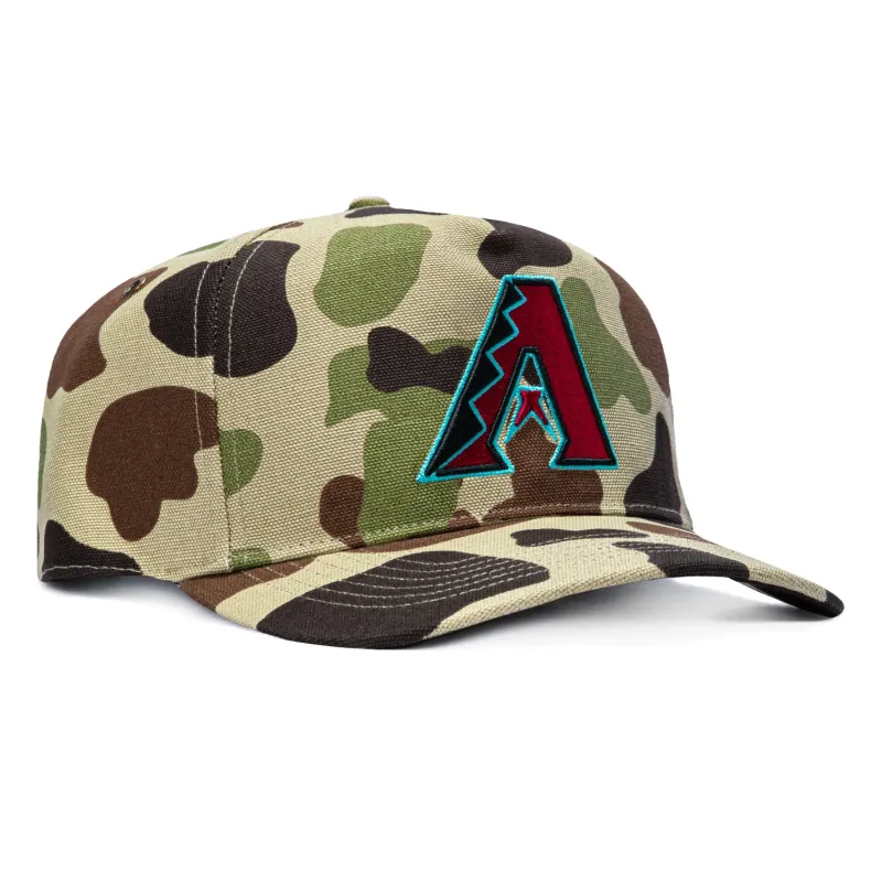 47 Brand x Carhartt Arizona Diamondbacks Hitch Adjustable Snapback Hat - Camo made by 47