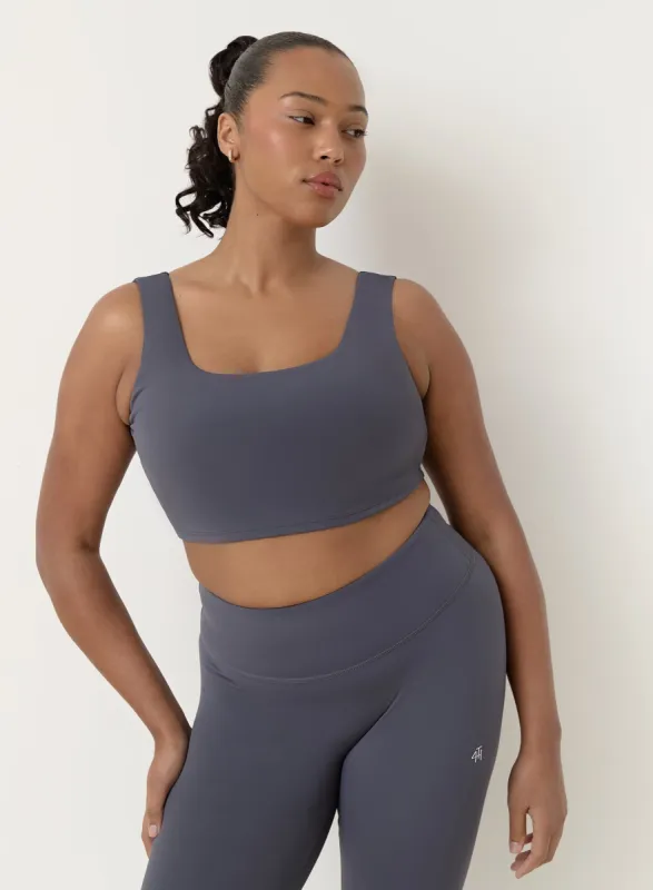Slate Blue Fourth Crop Top- Elessia sold by 4th and Reckless