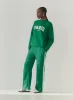 Green 4th Wide Leg Branded Jogger - Fergie sold by 4th and Reckless