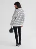 Black And White Striped Paris Oversized Sweatshirt - Anni sold by 4th and Reckless