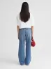 Antique Blue Denim Straight Leg Jeans - Ayla sold by 4th and Reckless