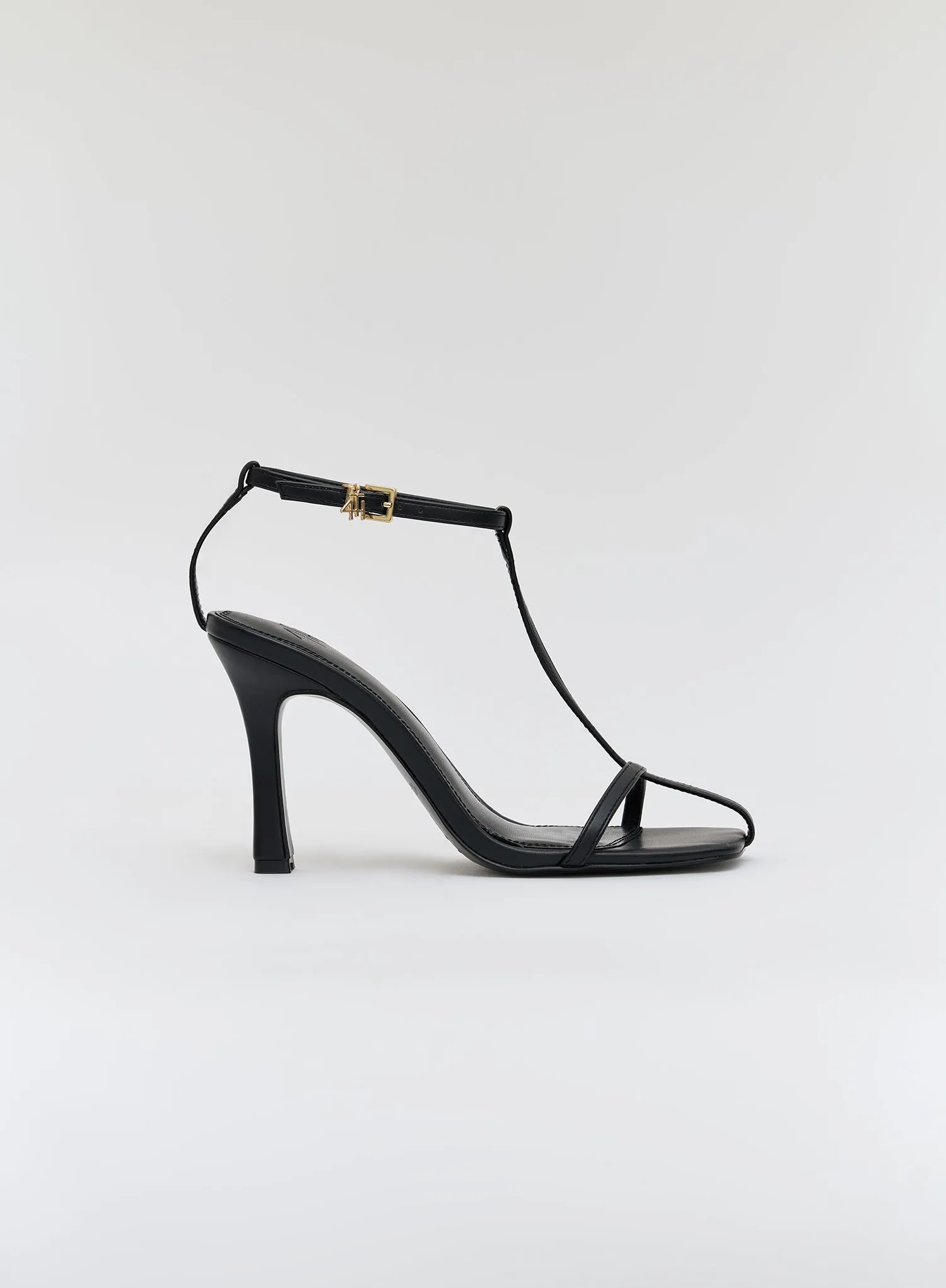 Black PU Strappy Heel- Jenner sold by 4th and Reckless product image thumbnail 2