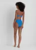Blue Crinkle Bandeau Bikini Top- Capri sold by 4th and Reckless