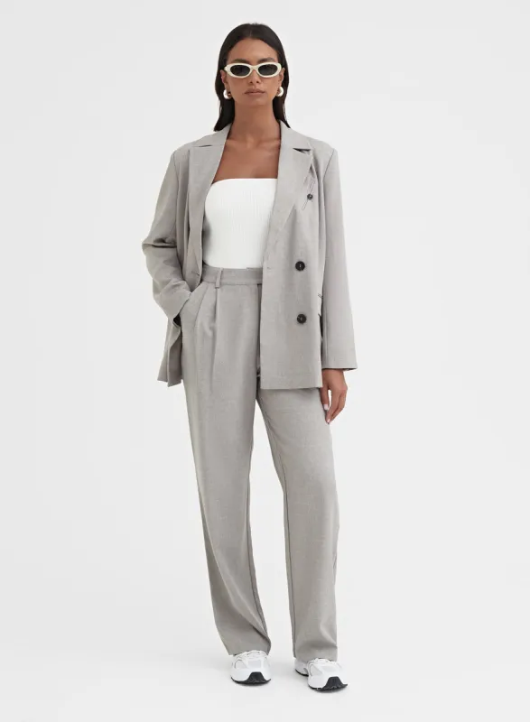 Grey Slouchy Tailored Trouser – Aire sold by 4th and Reckless