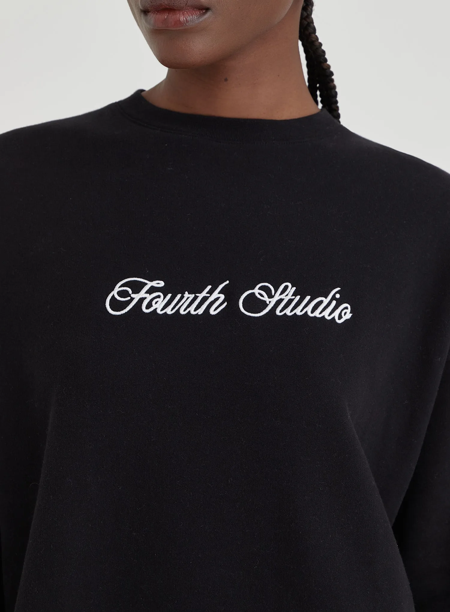 Washed Black Fourth Studio Oversized Sweatshirt - Gigi sold by 4th and Reckless product image thumbnail 3