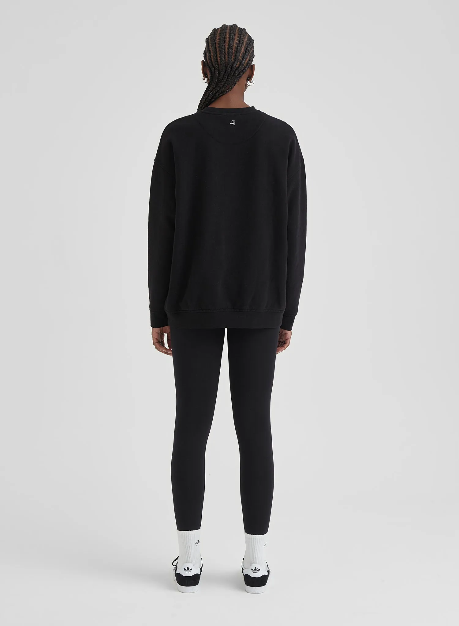 Washed Black Fourth Studio Oversized Sweatshirt - Gigi sold by 4th and Reckless product image thumbnail 4