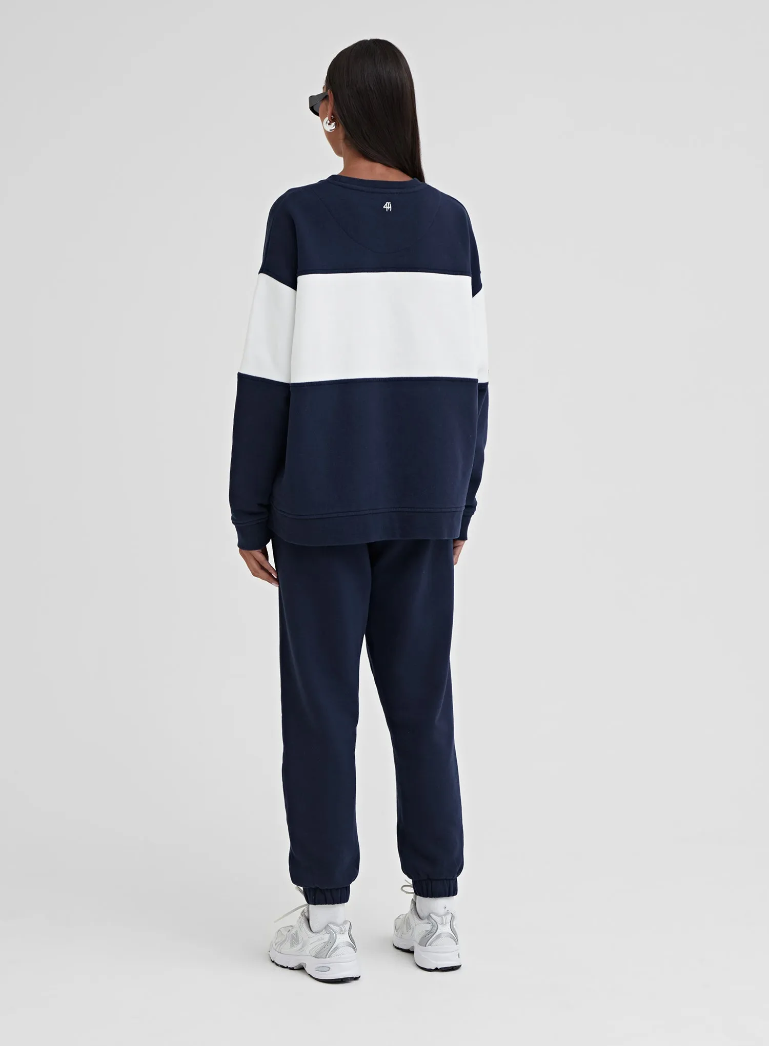 Navy Off Duty Oversized Sweatshirt – Parker sold by 4th and Reckless product image thumbnail 5