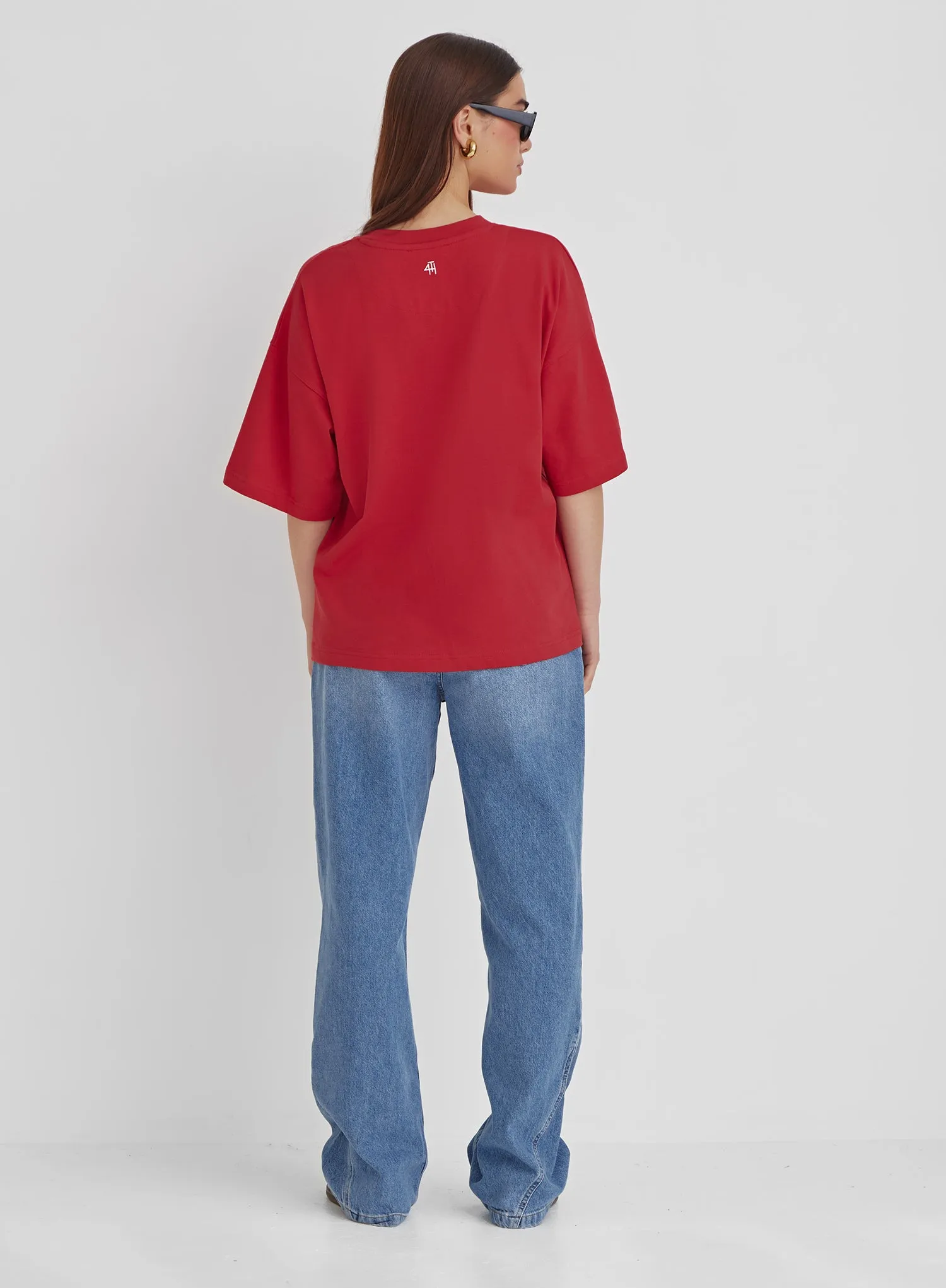 Cherry Red Fourth T-shirt- Tribeca sold by 4th and Reckless product image thumbnail 5