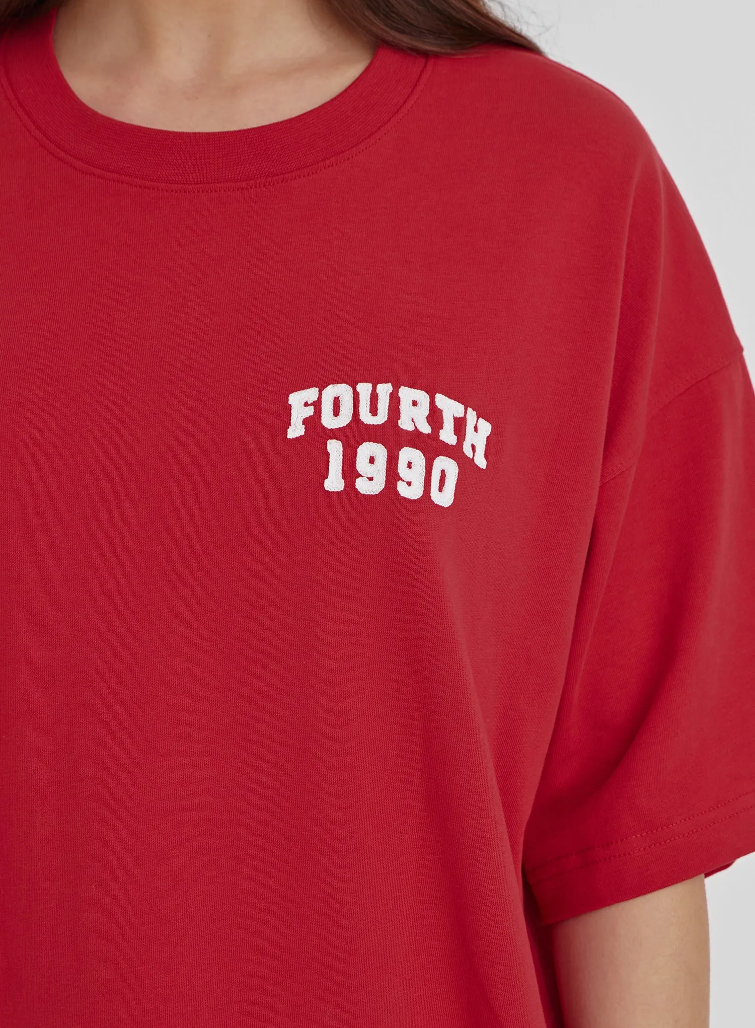 Cherry Red Fourth T-shirt- Tribeca sold by 4th and Reckless product image thumbnail 3