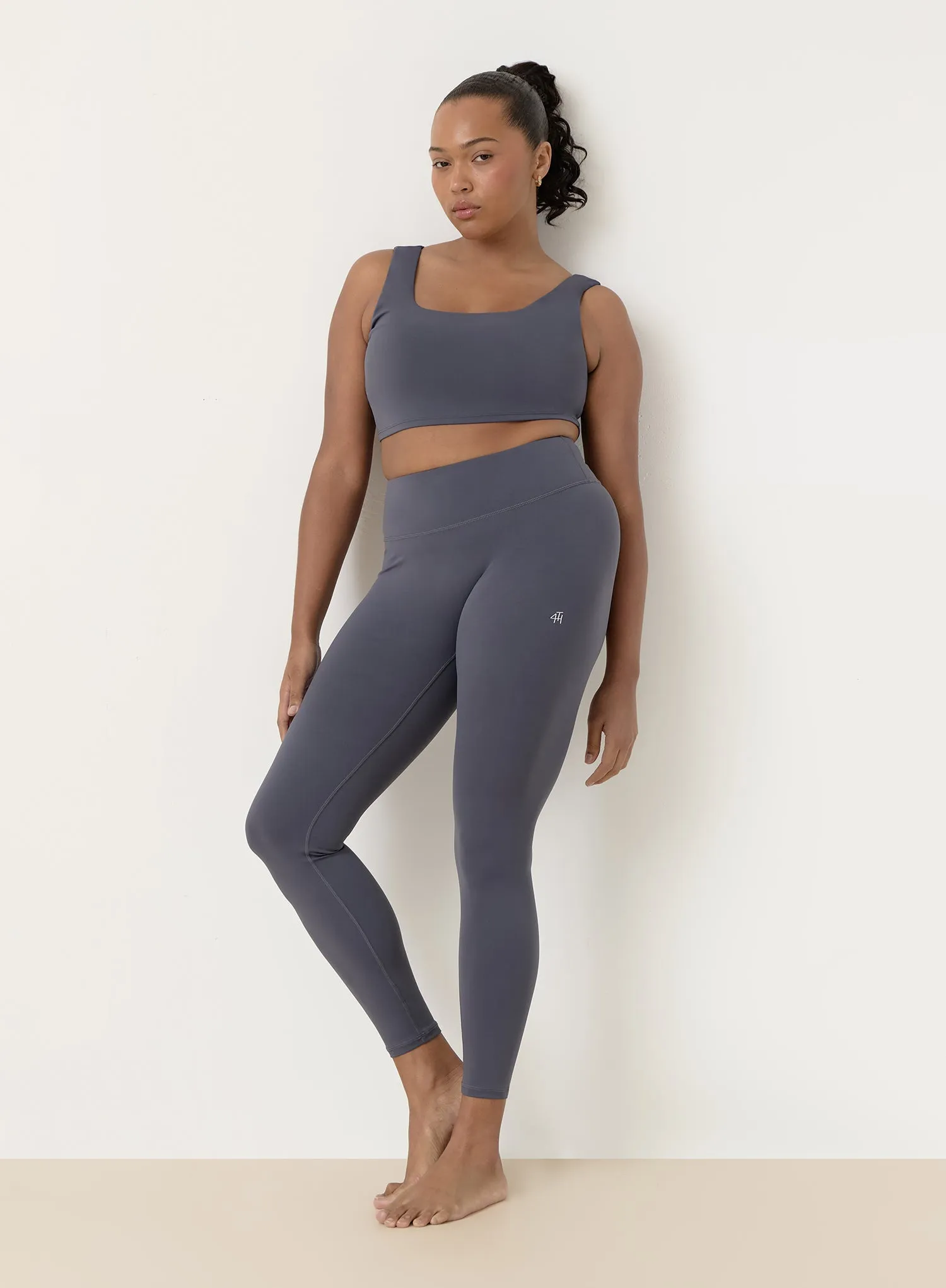 Slate Blue Fourth High Waisted Legging- Elessia sold by 4th and Reckless product image thumbnail 3