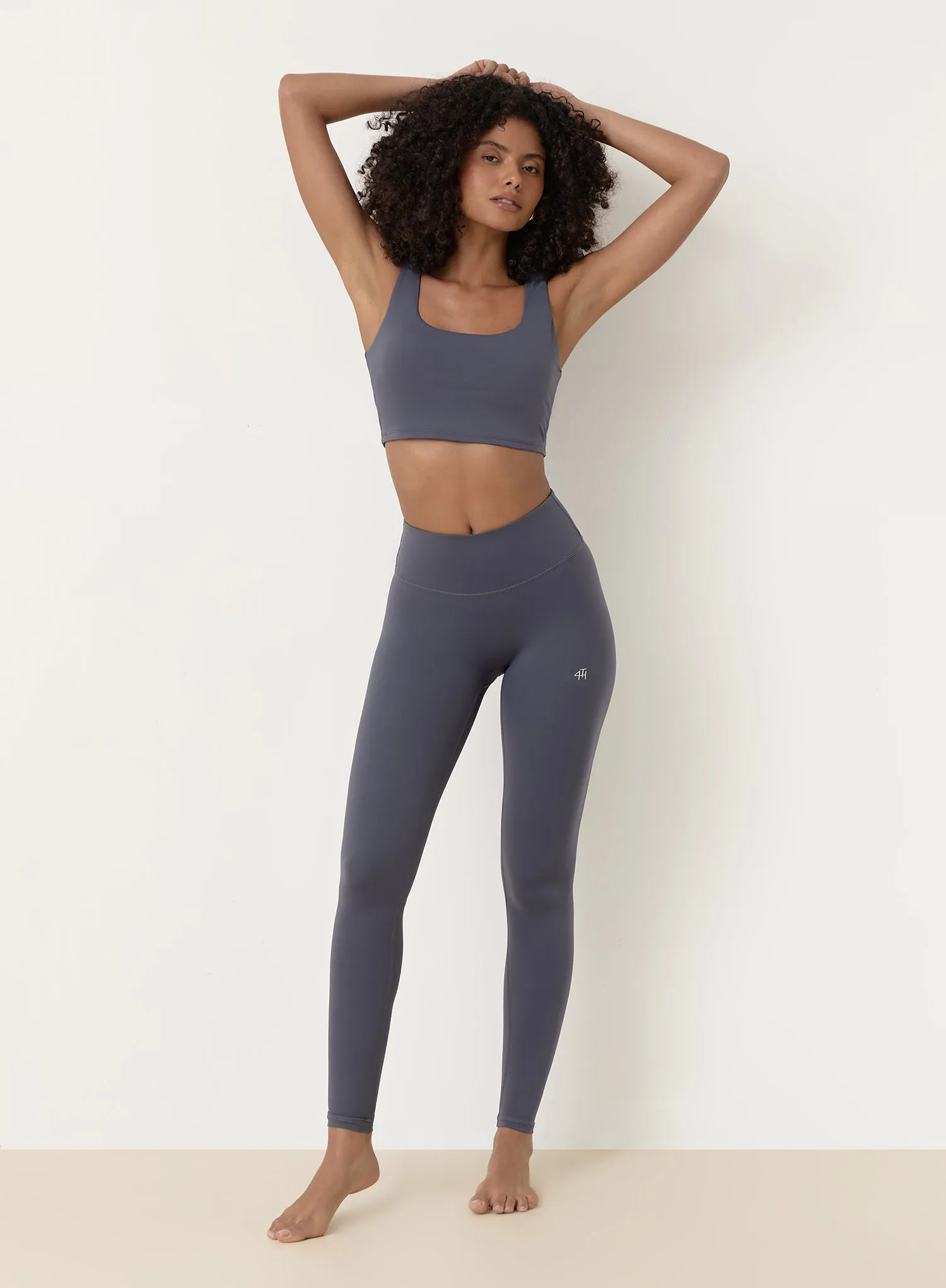 Slate Blue Fourth High Waisted Legging- Elessia sold by 4th and Reckless product image thumbnail 4