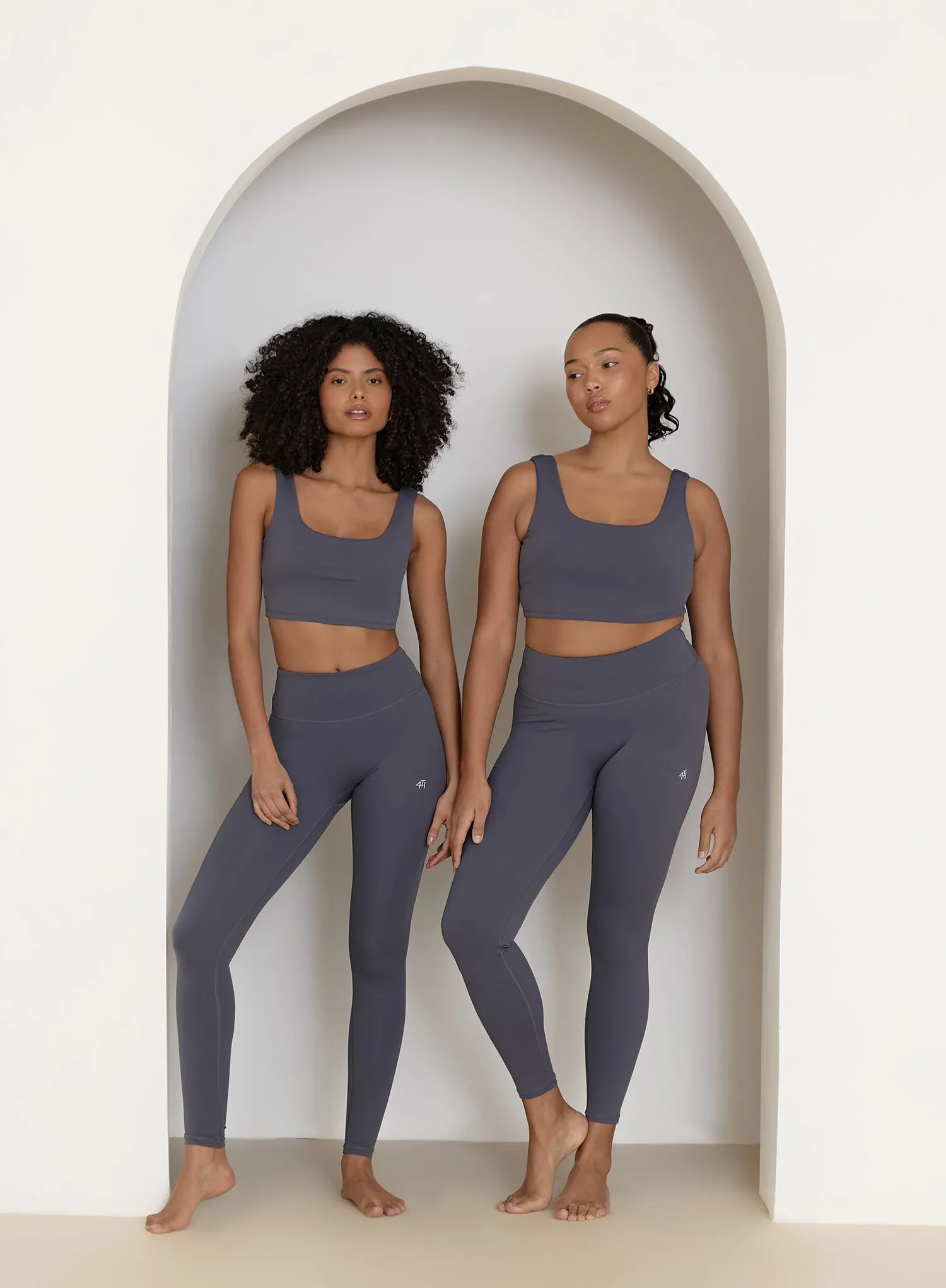 Slate Blue Fourth High Waisted Legging- Elessia sold by 4th and Reckless product image thumbnail 2