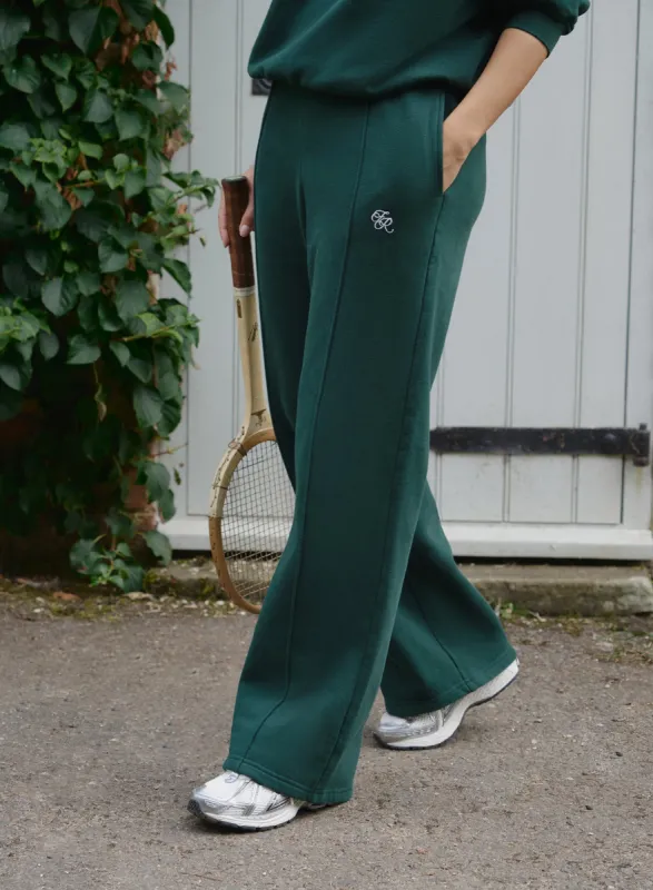 Green Fourth Branded Wide Leg Jogger- Forrest sold by 4th and Reckless