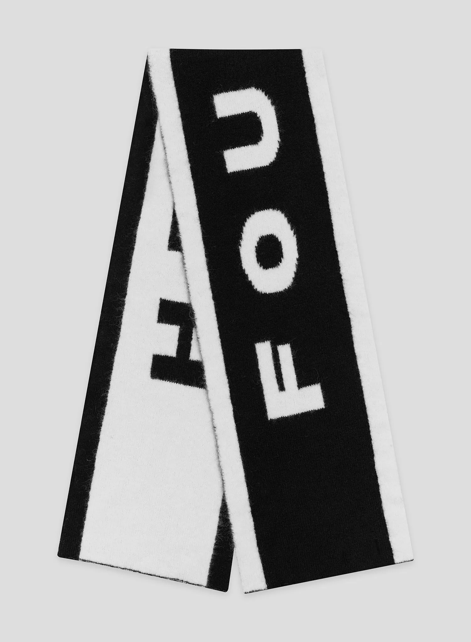 Black Fourth Branded Knitted Scarf- Letti sold by 4th and Reckless product image thumbnail 5