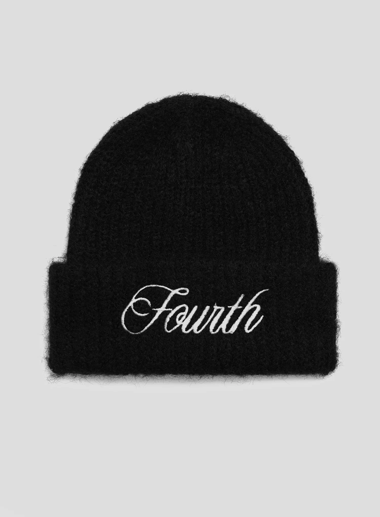 Black Fourth Branded Knitted Beanie Hat sold by 4th and Reckless product image thumbnail 3