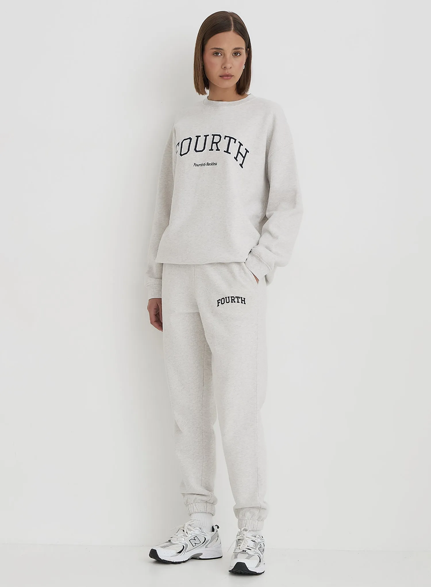 Grey Fourth Branded Cuffed Jogger sold by 4th and Reckless product image thumbnail 2