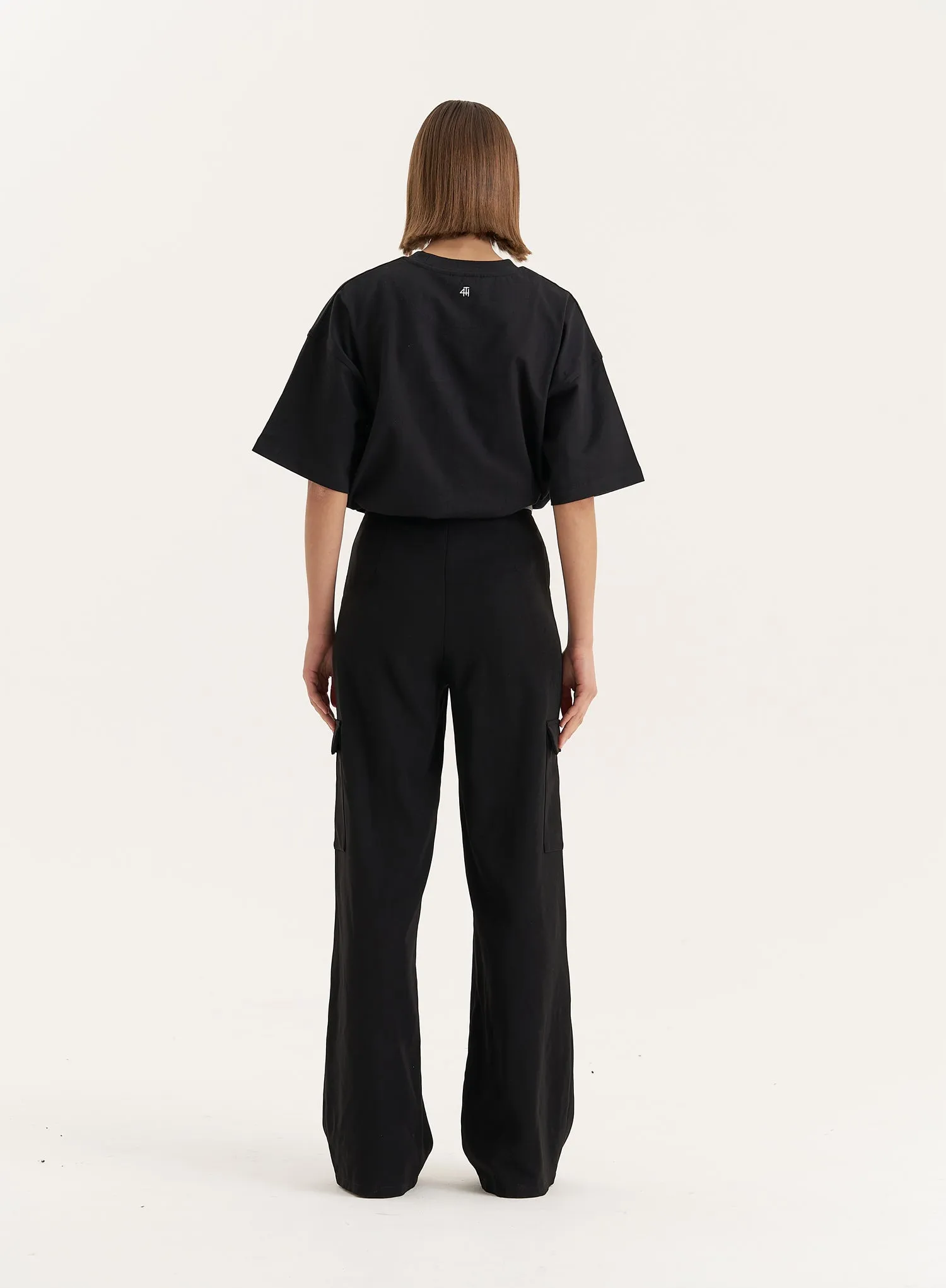 Black Fourth Branded Oversized T-Shirt- Hannah sold by 4th and Reckless product image thumbnail 4