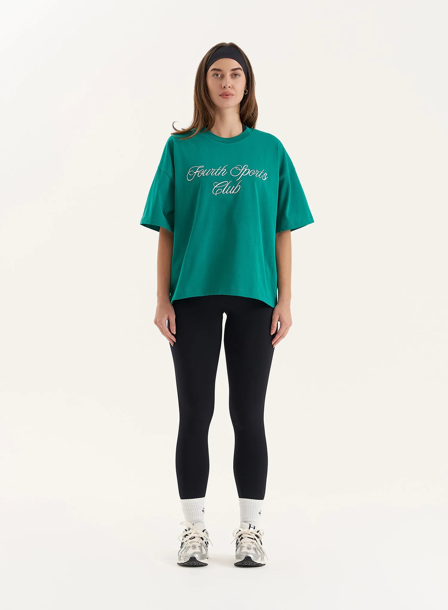 Green Sports Club Slogan Oversized T-Shirt sold by 4th and Reckless product image thumbnail 2