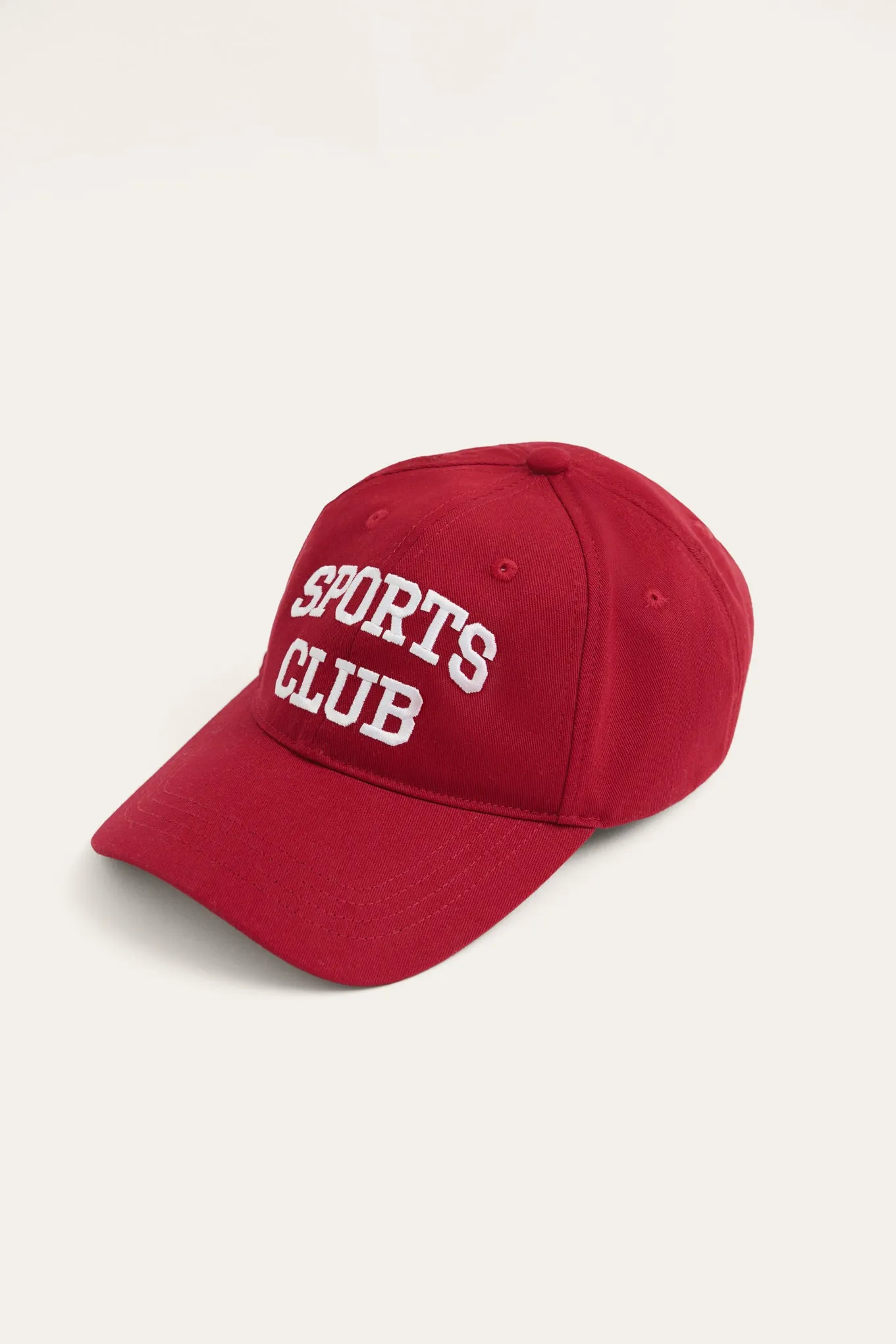 Red Sports Club Embroidered Cap sold by 4th and Reckless product image thumbnail 3