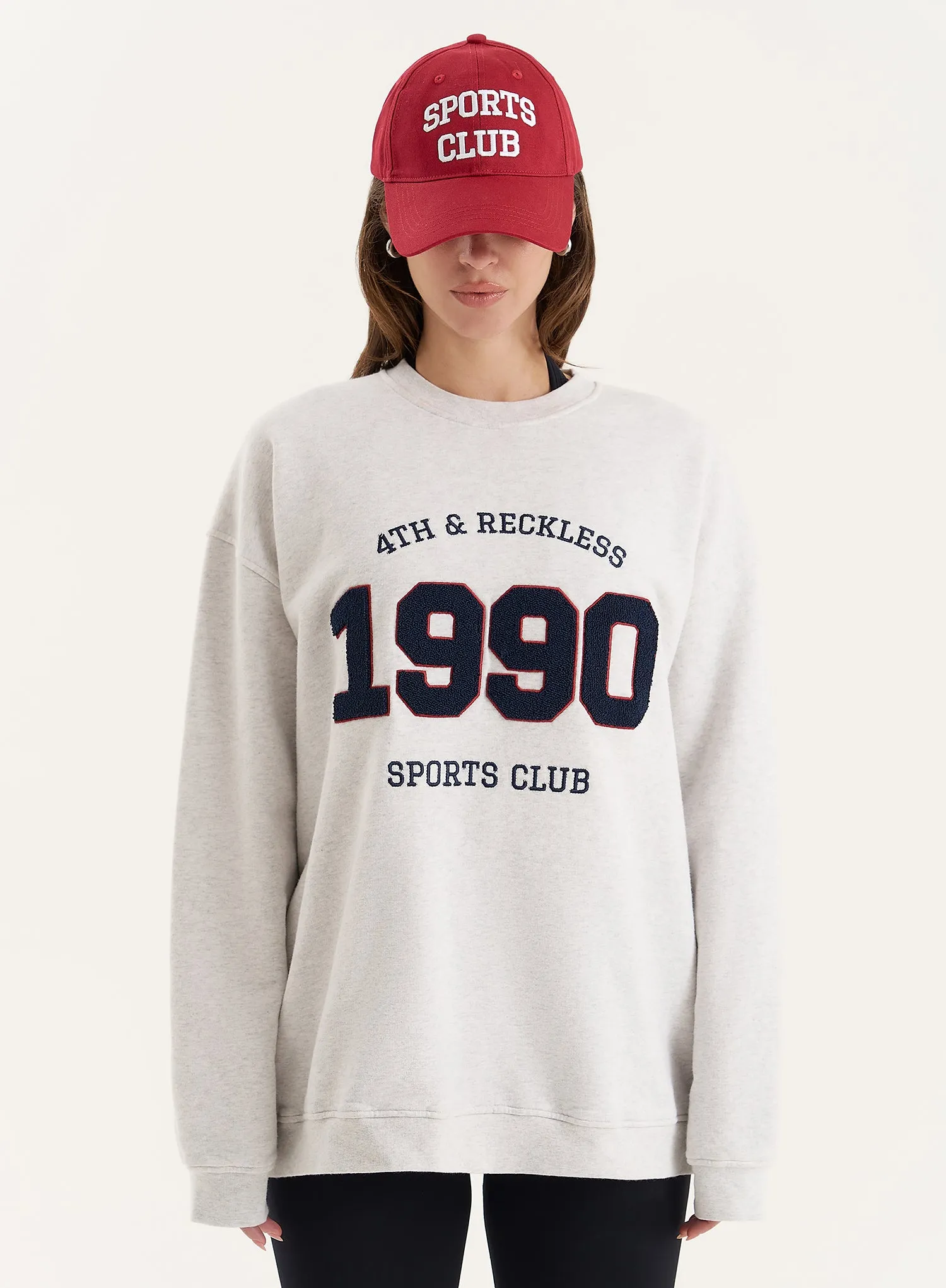 Red Sports Club Embroidered Cap sold by 4th and Reckless product image thumbnail 2