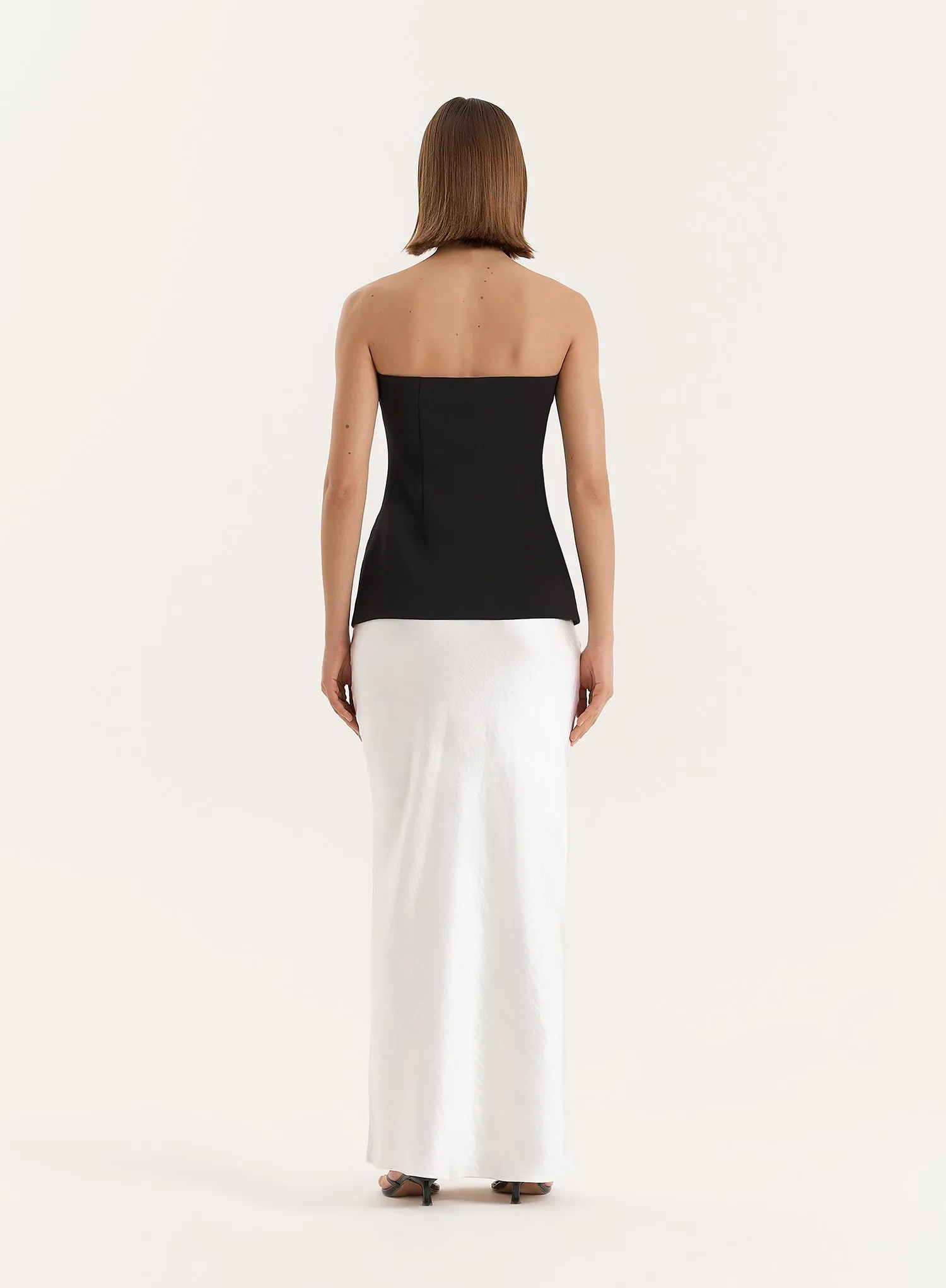 Black Tailored Gold Button Corset- Clare sold by 4th and Reckless product image thumbnail 5