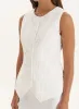 White Broderie Lace Waistcoat- Becki sold by 4th and Reckless